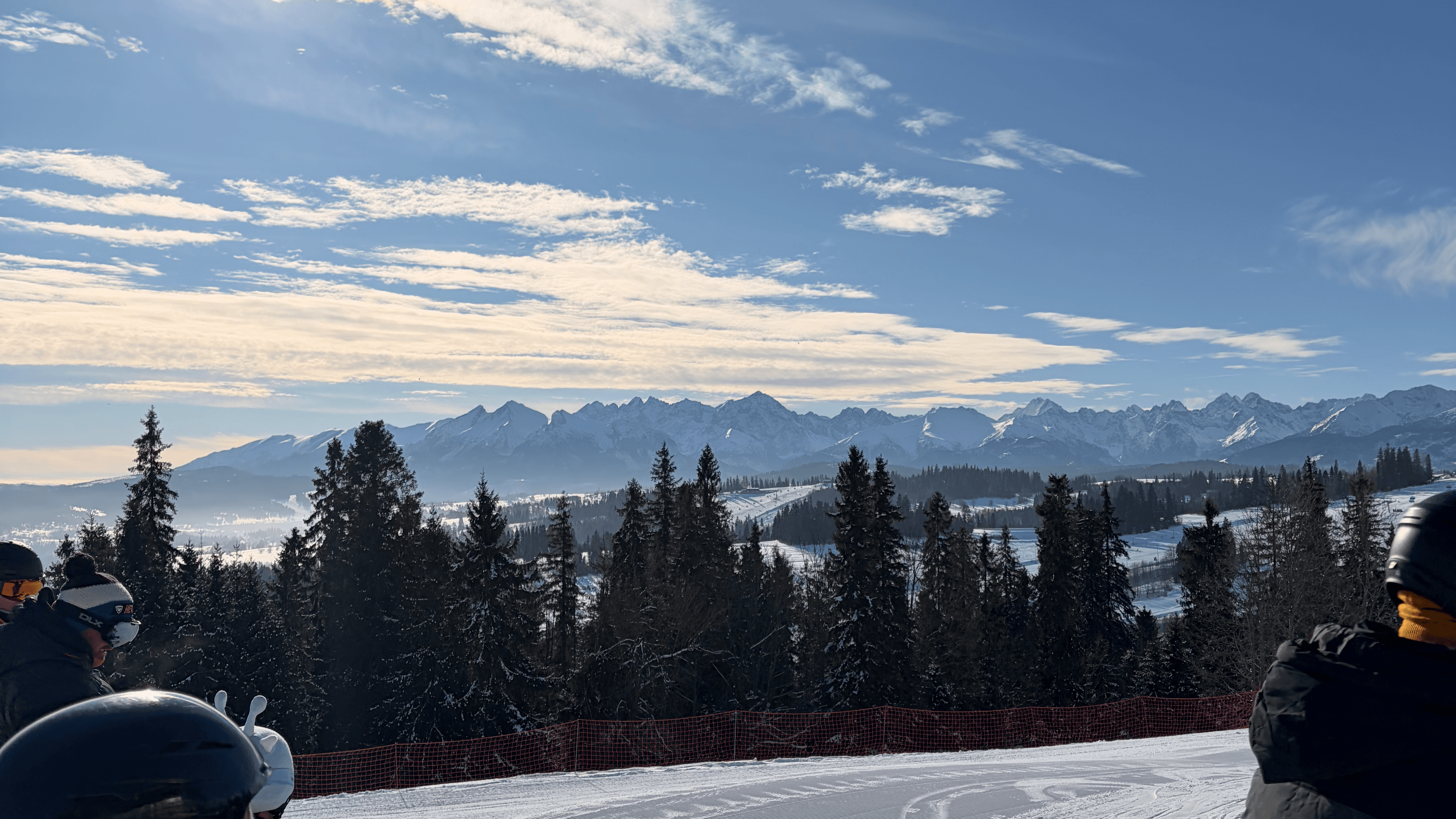 view of the Tatra Mountains from Kotelnica ski area